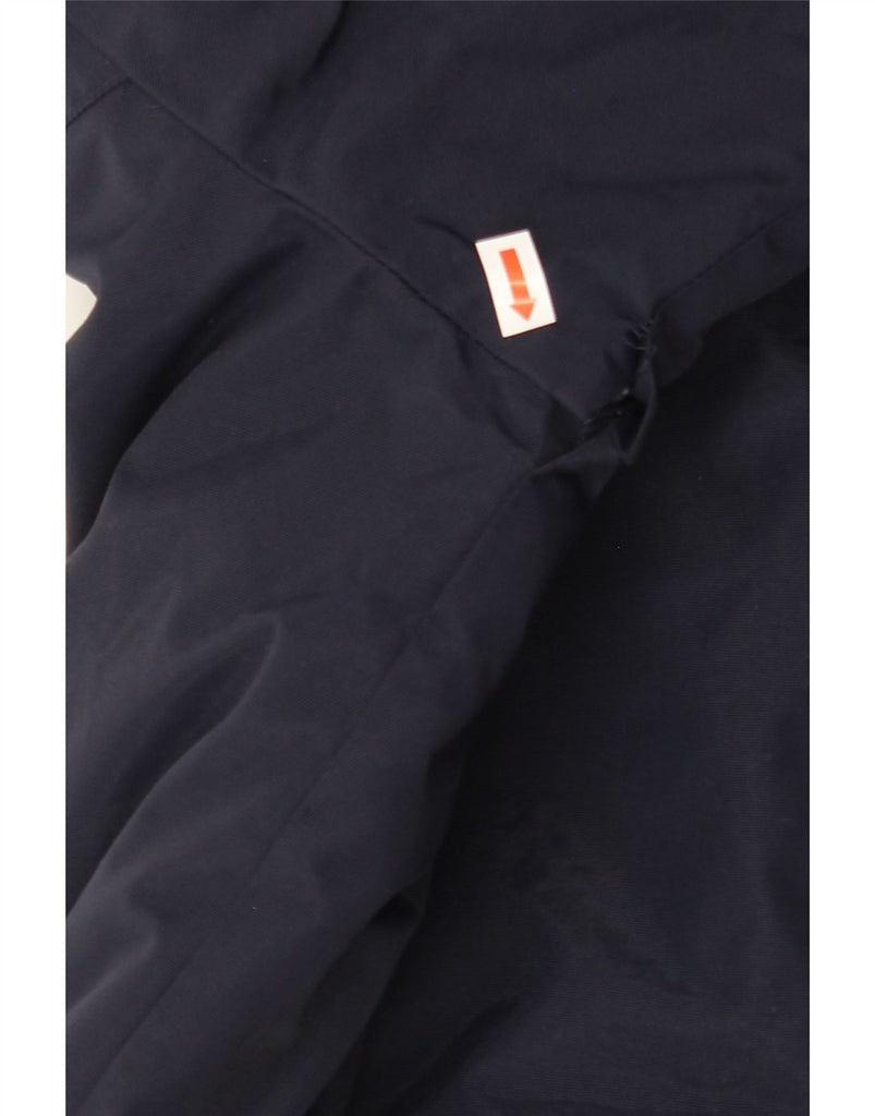 ADIDAS Mens Hooded Windbreaker Jacket UK 40 Large Navy Blue Polyester Vintage Adidas and Second-Hand Adidas from Messina Hembry 