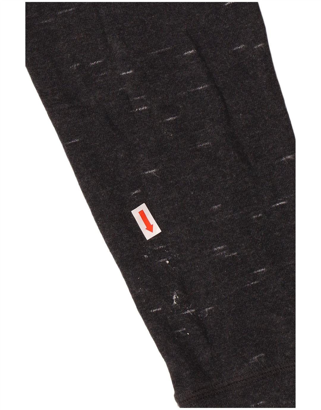 Champion Womens Oversized Hoodie Jumper UK 10 Small Grey Flecked Cotton