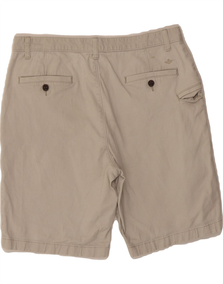 DOCKERS Mens Chino Shorts  W34 Large  Grey Cotton Vintage Dockers and Second-Hand Dockers from Messina Hembry 
