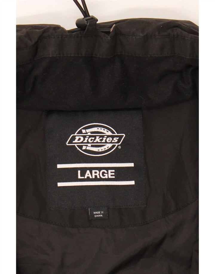 Dickies Mens Padded Jacket UK 40 Large Black Polyester