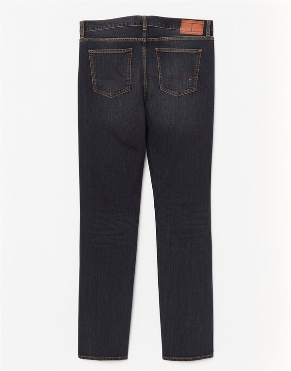 Tommy Hilfiger Womens Straight Jeans W31 L32 Blue Cotton