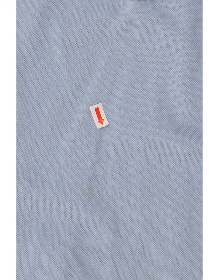 LACOSTE Mens Polo Shirt Size 5 Large Blue Cotton