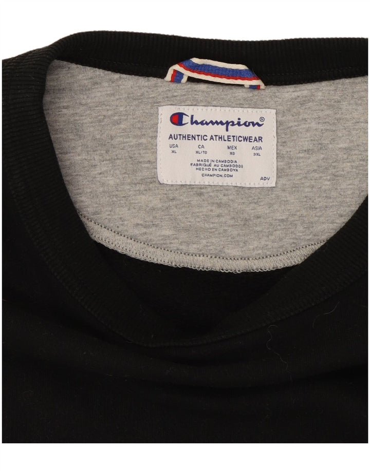 CHAMPION Mens Sweatshirt Jumper XL Black