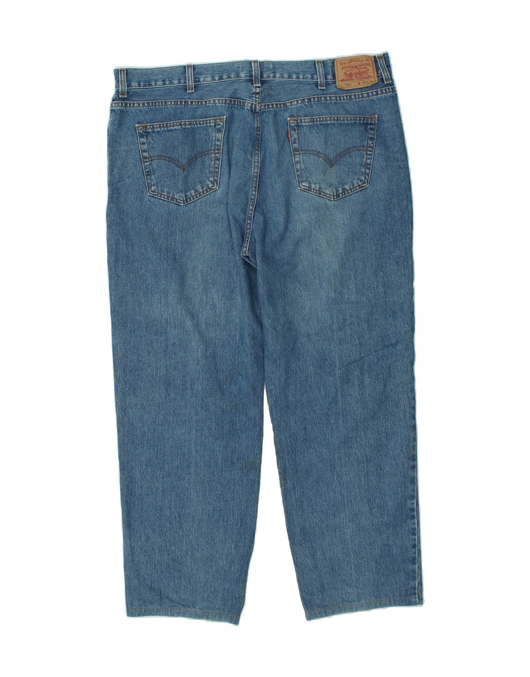 LEVI'S Womens 504 Regular Tapered Jeans W44 L30  Blue Cotton Vintage Levi's and Second-Hand Levi's from Messina Hembry 