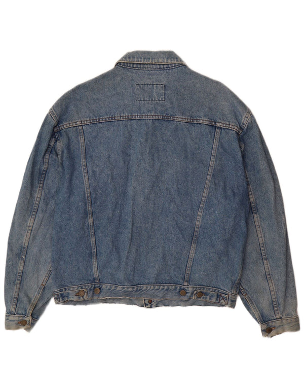 UNIFORM Mens Denim Jacket UK 38 Medium Blue