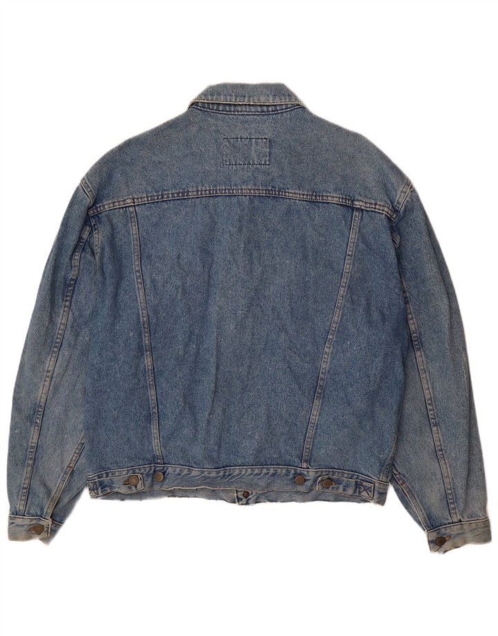UNIFORM Mens Denim Jacket UK 38 Medium Blue