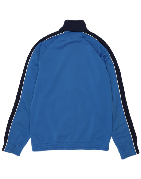 Puma Boys Graphic Tracksuit Top Jacket 13-14 Years Blue Colourblock