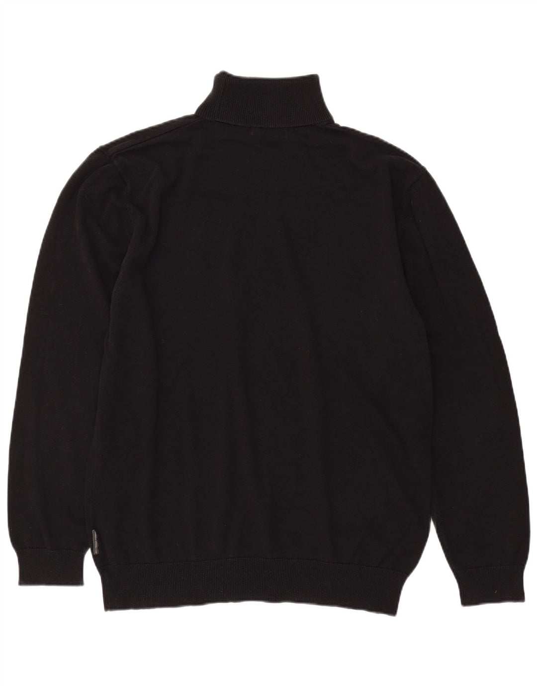 FRENCH CONNECTION Mens Roll Neck Jumper Sweater 3XL Black Cotton