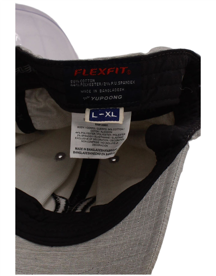 Hurley Mens Flex Fit Graphic Baseball Cap Large/XL Grey Polyester