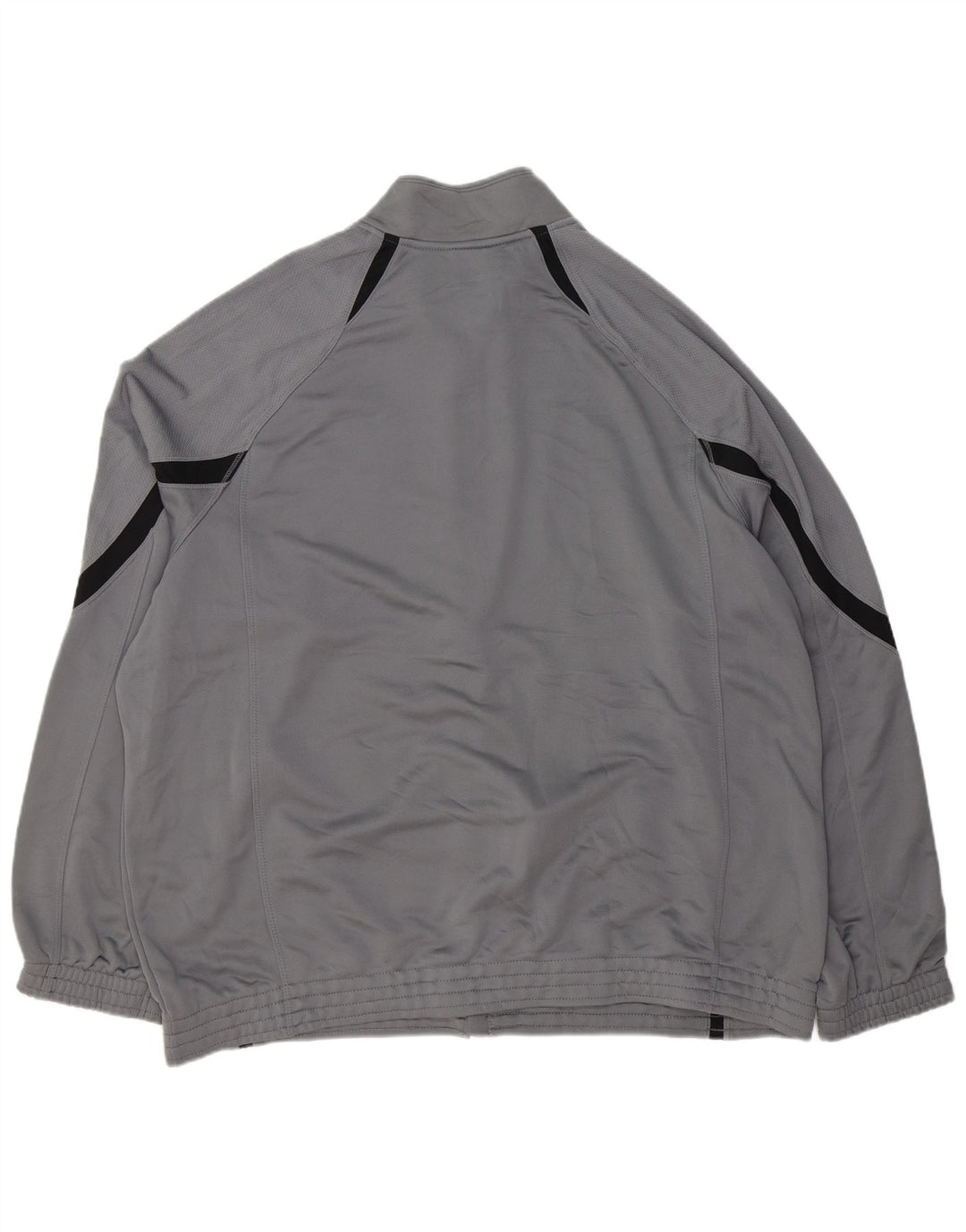 STARTER Mens Tracksuit Top Jacket 2XL Grey Colourblock Polyester