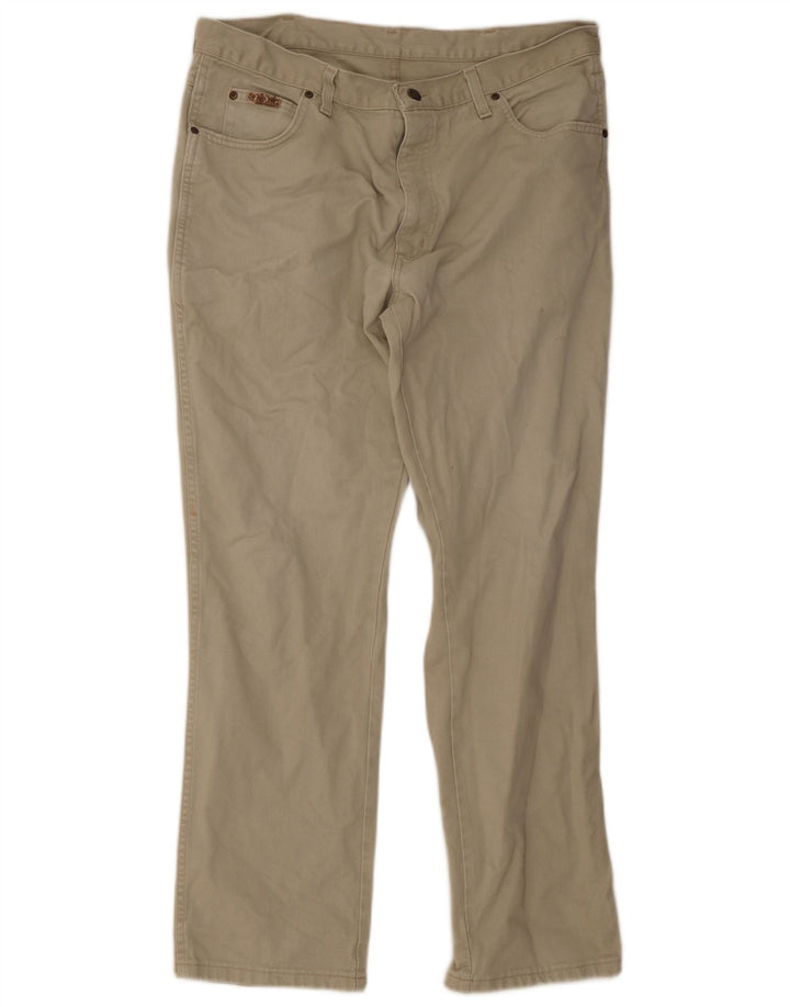 Wrangler Mens Straight Jeans W36 L32 Green
