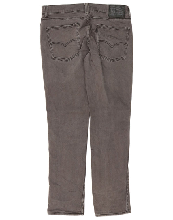 Levi's Mens 511 Slim Jeans W34 L32 Grey Cotton