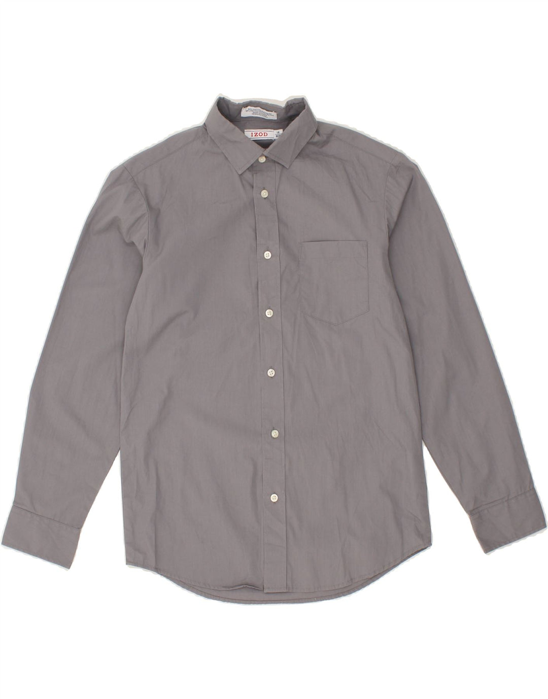 IZOD Boys Shirt 13-14 Years Grey Cotton Vintage Izod and Second-Hand Izod from Messina Hembry 