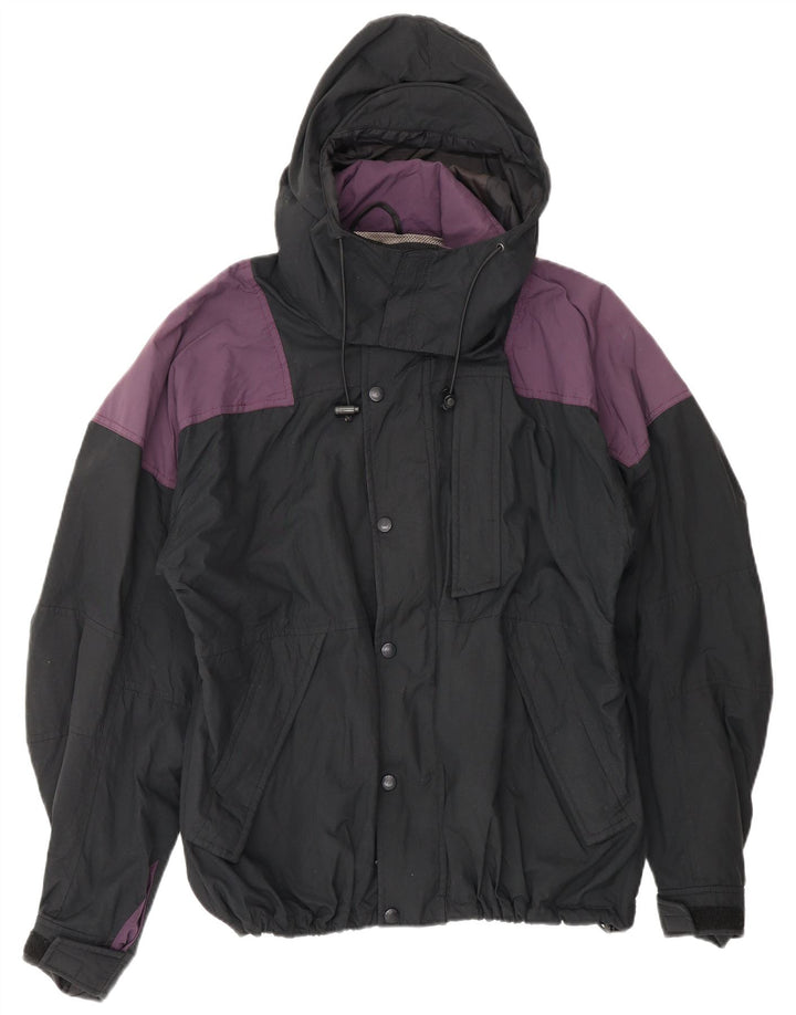 Sierra Designs Mens Windbreaker Jacket UK 38 Medium Black Colourblock