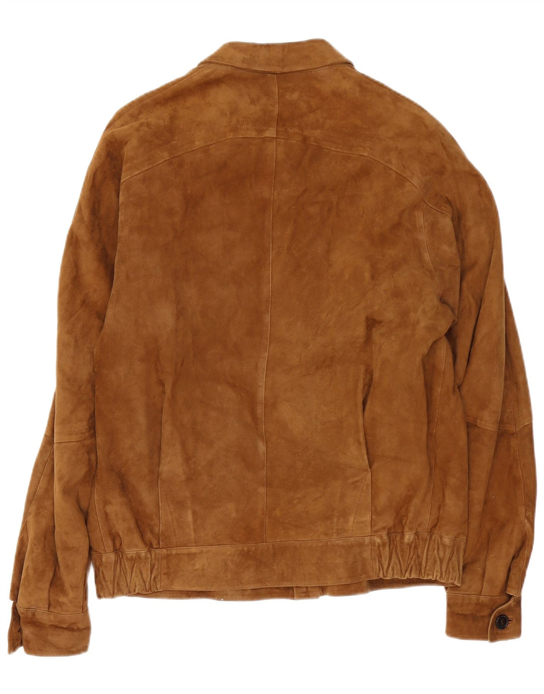 VINTAGE Mens Suede Jacket UK 38 Medium Beige