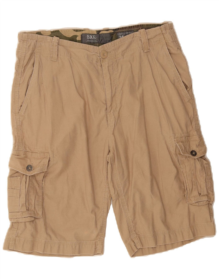 BKE Mens Cargo Shorts W34 Large  Beige Cotton Vintage BKE and Second-Hand BKE from Messina Hembry 