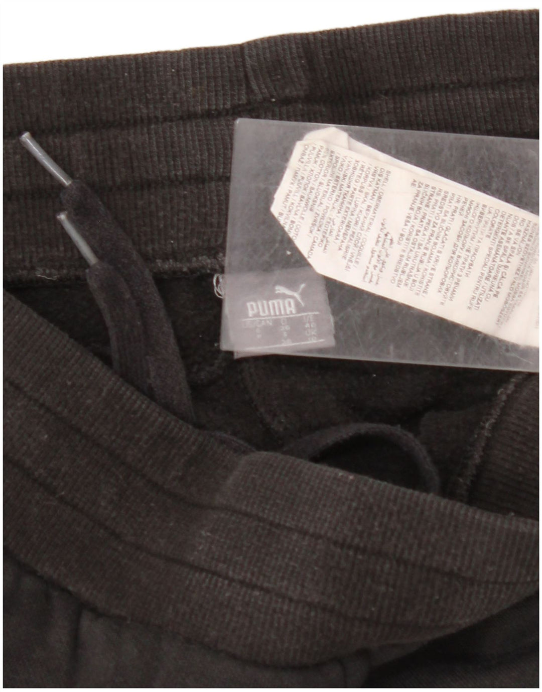 PUMA Womens Tracksuit Trousers Joggers UK 10 Small Black Polyester