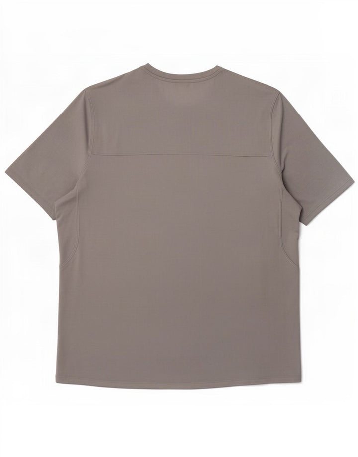 Reebok Mens T-Shirt Top Large Grey Polyester