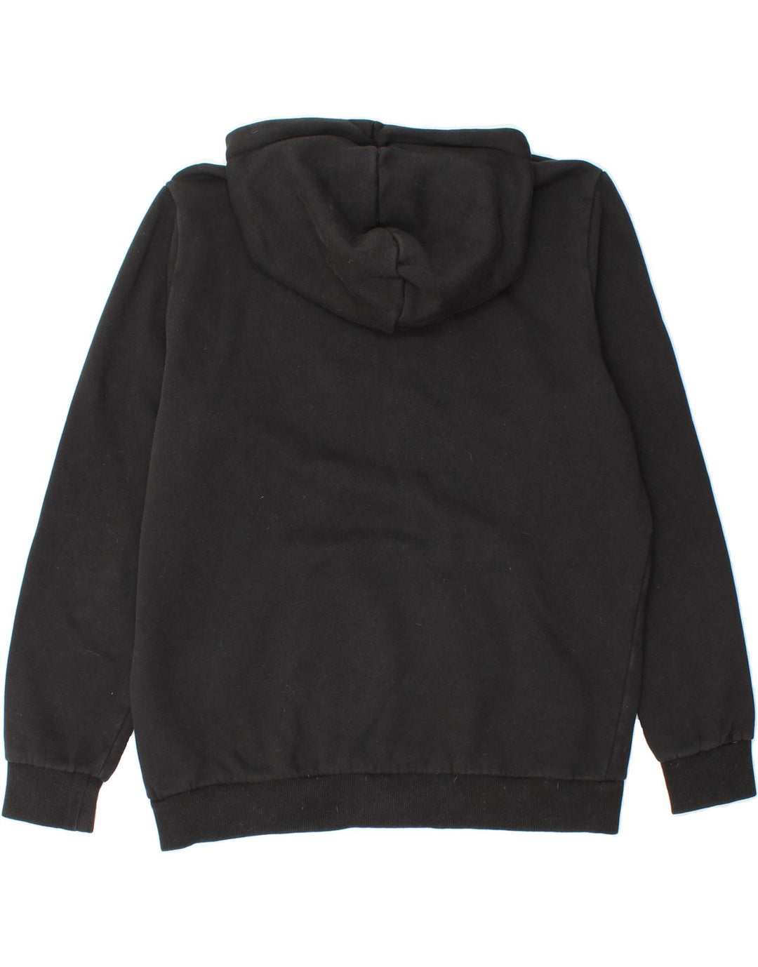 PUMA Mens Graphic Hoodie Jumper Medium Black Cotton Vintage Puma and Second-Hand Puma from Messina Hembry 