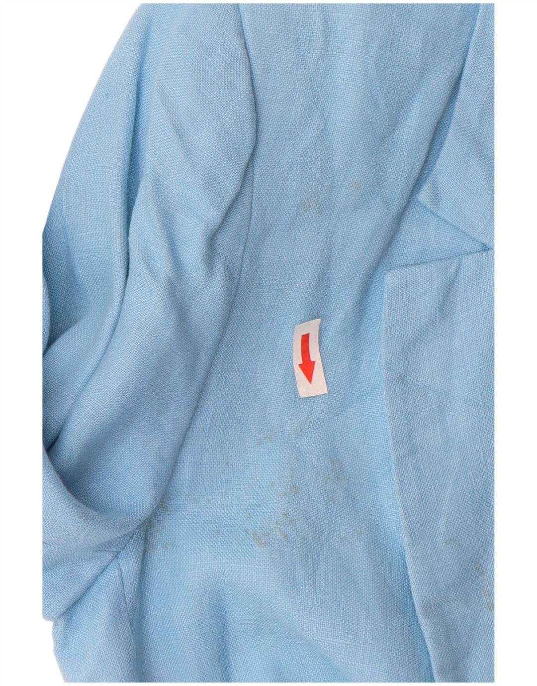 Zara Womens Open Blazer Jacket UK 18 XL Blue