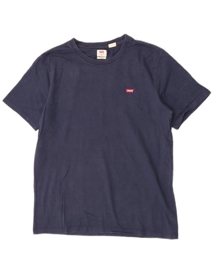 Levi's Mens Standard T-Shirt Top Medium Navy Blue