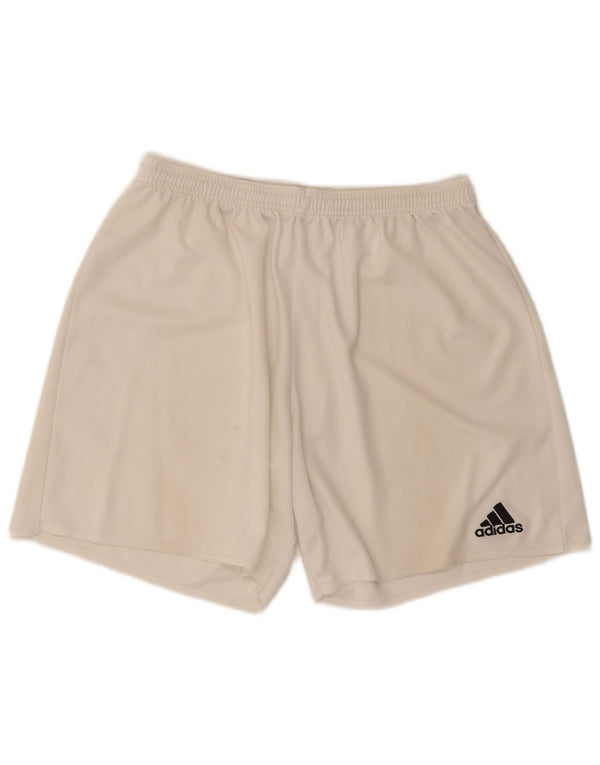 Adidas Mens Climalite Sport Shorts XL White Polyester
