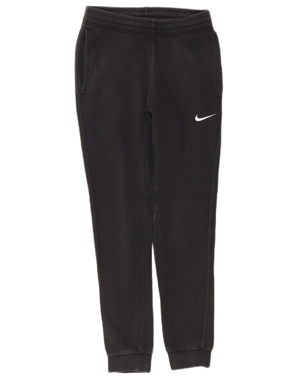 Nike Womens Tracksuit Trousers Joggers UK 6 XS Black Cotton