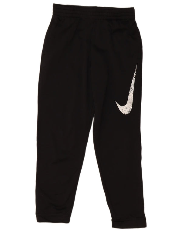Nike Boys Graphic Tracksuit Trousers Joggers 10-11 Years Medium Black