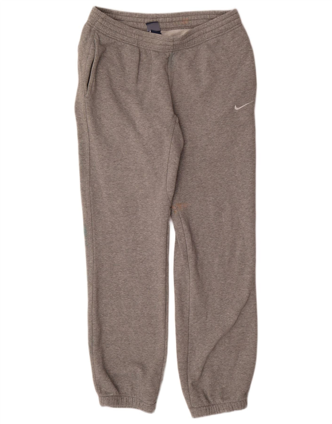 NIKE Mens Tracksuit Trousers Joggers Medium  Grey Cotton