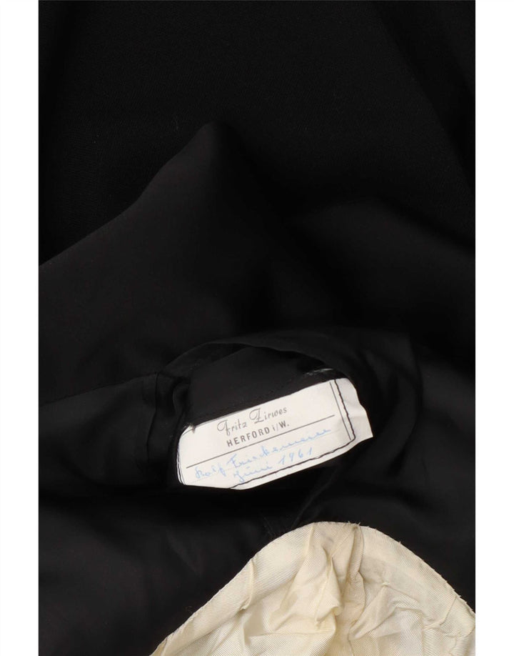 Vintage Mens Tailcoat Blazer Jacket UK 36 Small Black