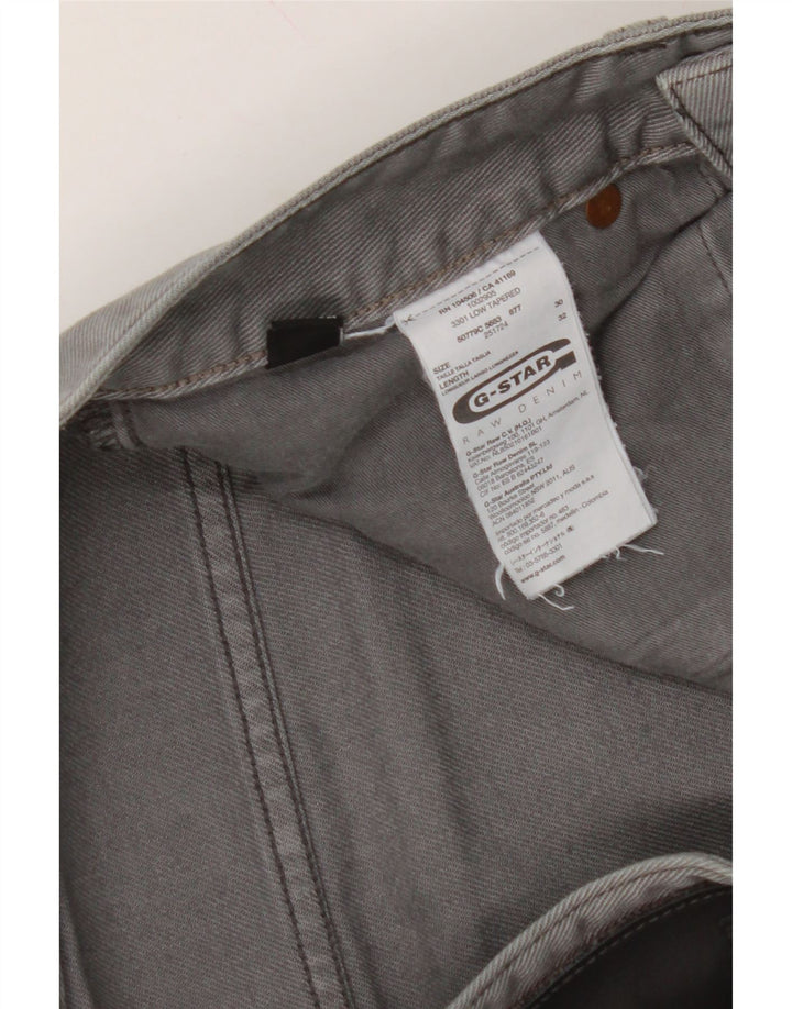 G-STAR Mens Slim Jeans W30 L32 Grey Cotton Vintage G-Star and Second-Hand G-Star from Messina Hembry 