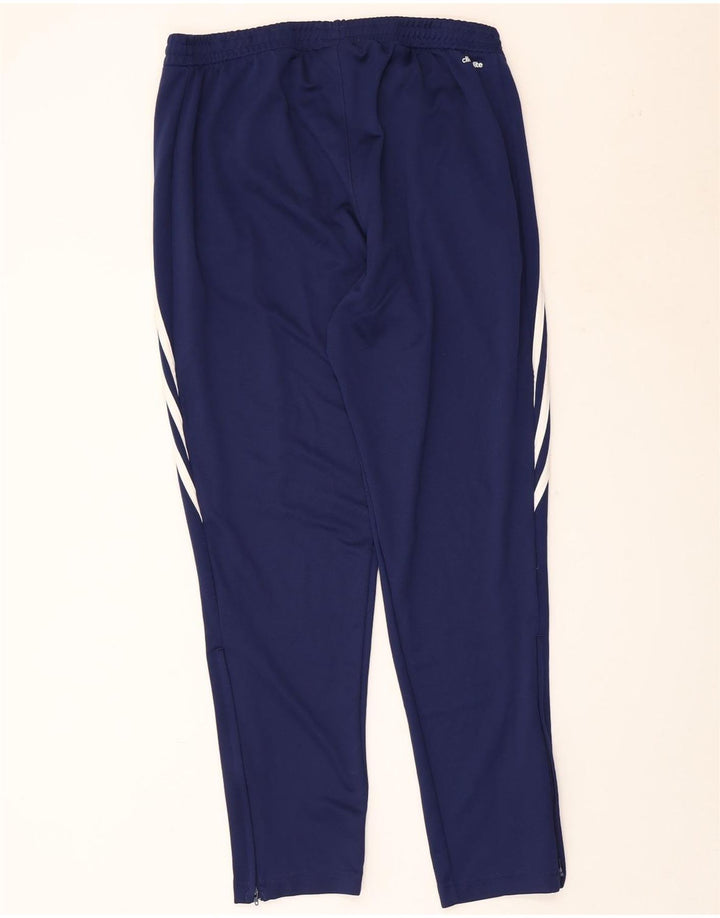 ADIDAS Mens Climalite Tracksuit Trousers XL  Navy Blue Polyester