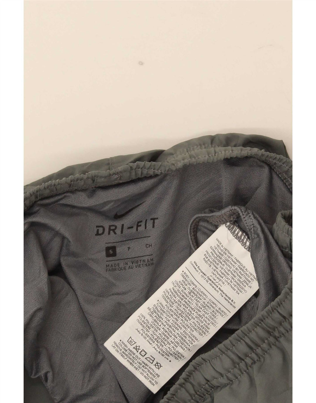 Nike Mens Dri Fit Sport Shorts Small Grey Colourblock Polyester