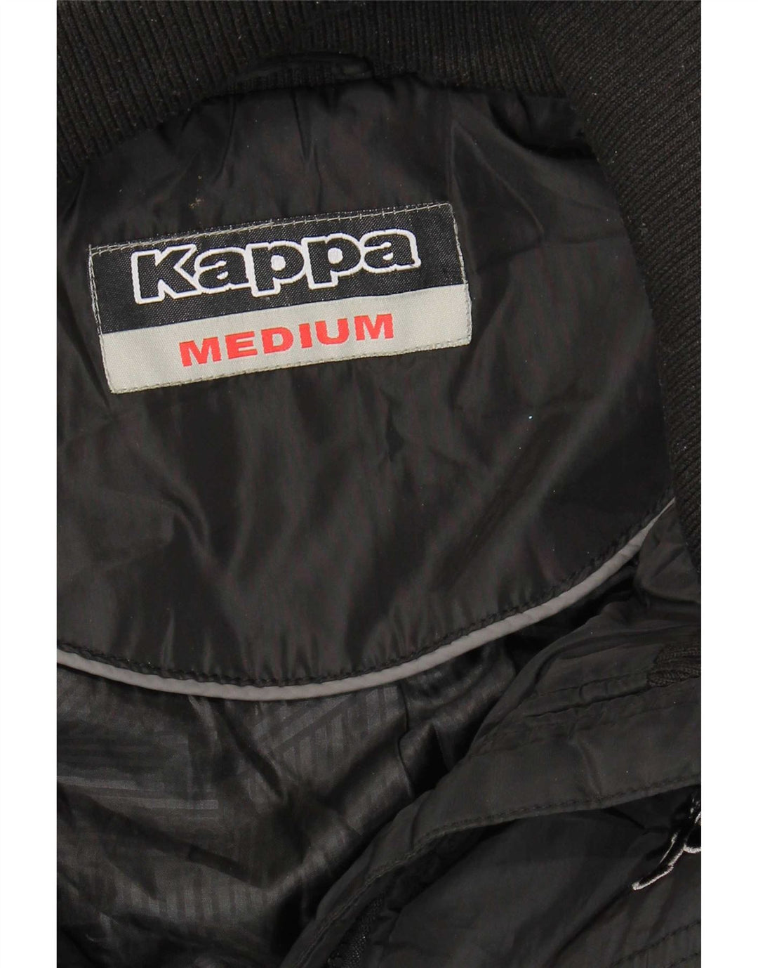 Kappa Womens Hooded Padded Coat UK 14 Medium Black