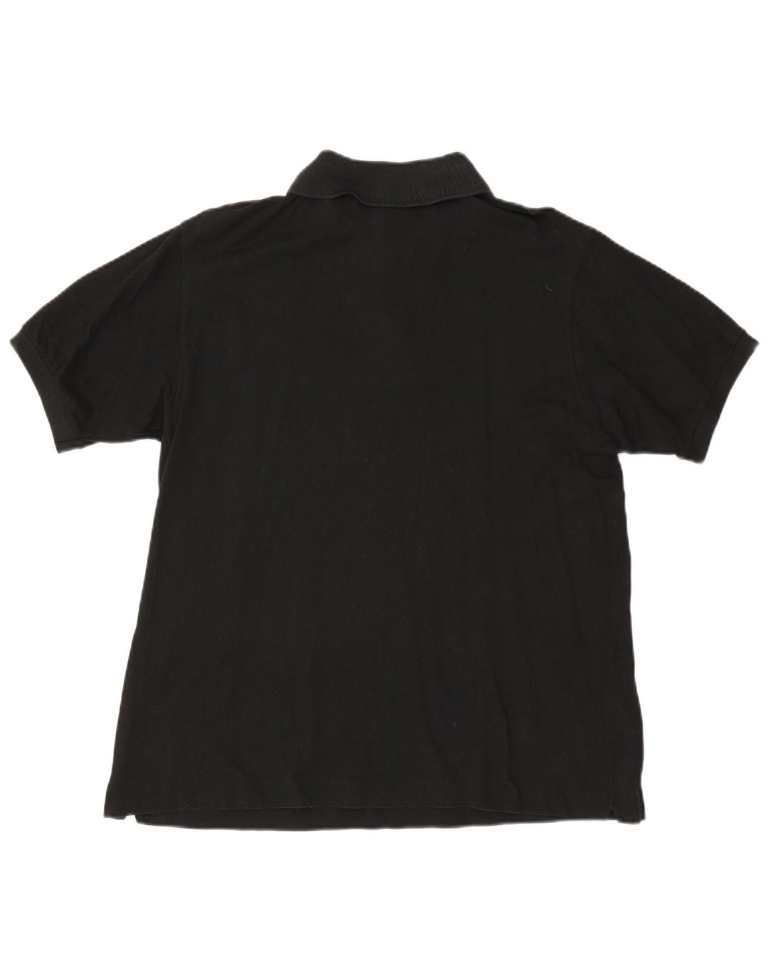 LACOSTE Mens Polo Shirt Size 6 XL Black Cotton