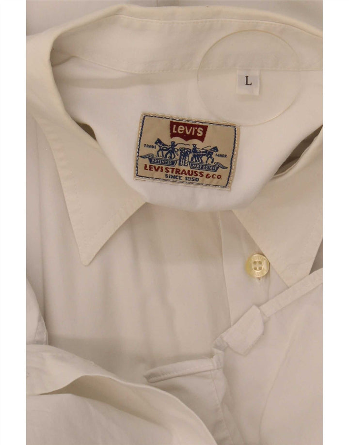 Levi's Mens Shirt Large White