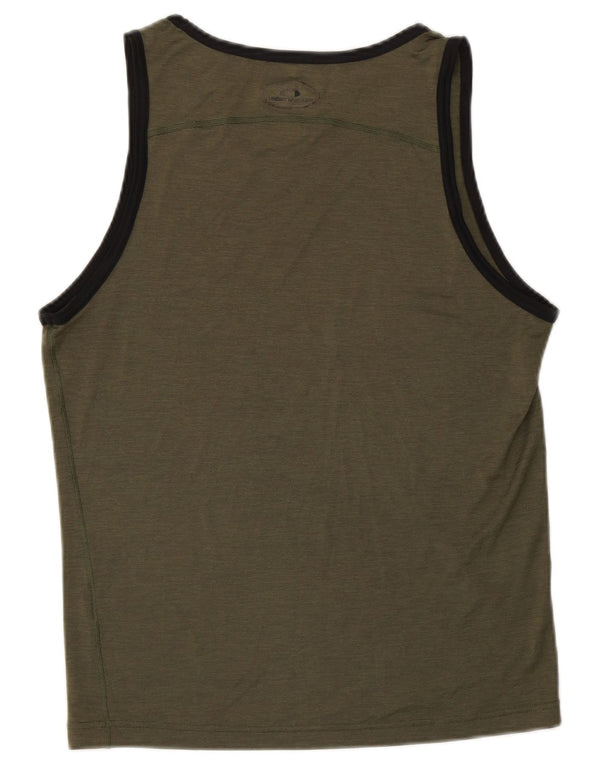 Under Armour Mens Heat Gear Vest Top Medium Green