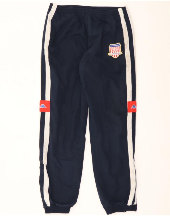 KAPPA Mens Tracksuit Trousers Joggers Large Navy Blue Polyester Vintage Kappa and Second-Hand Kappa from Messina Hembry 