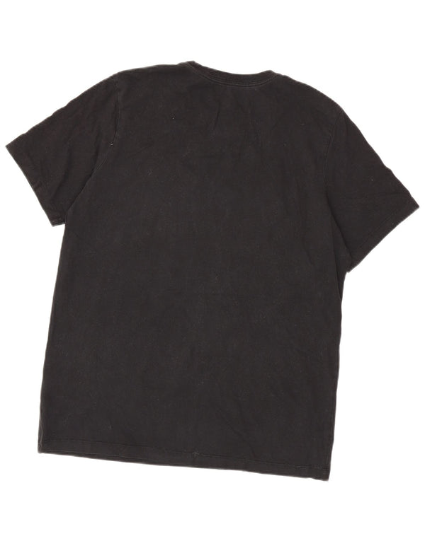 Jordan Mens Graphic T-Shirt Top Large Black Cotton
