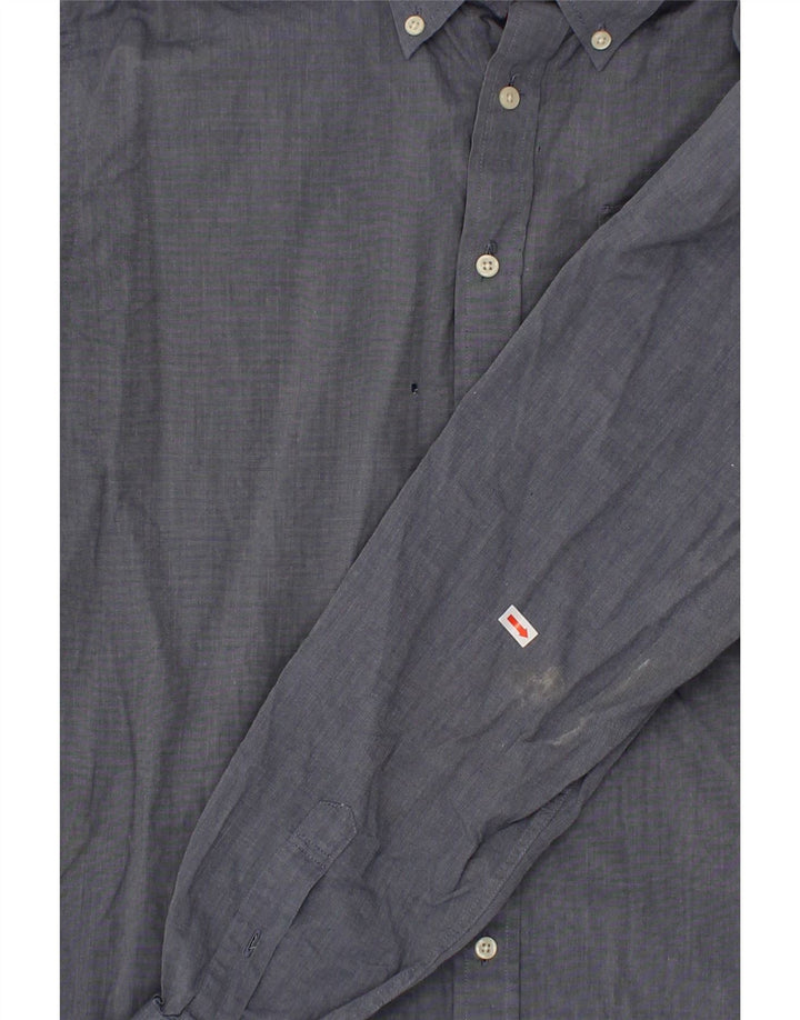 TOMMY HILFIGER Mens Shirt Small Navy Blue Cotton Vintage Tommy Hilfiger and Second-Hand Tommy Hilfiger from Messina Hembry 