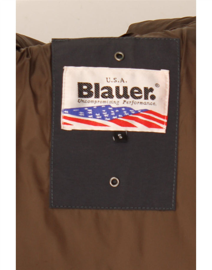 Blauer Mens Military Jacket UK 36 Small Navy Blue Nylon