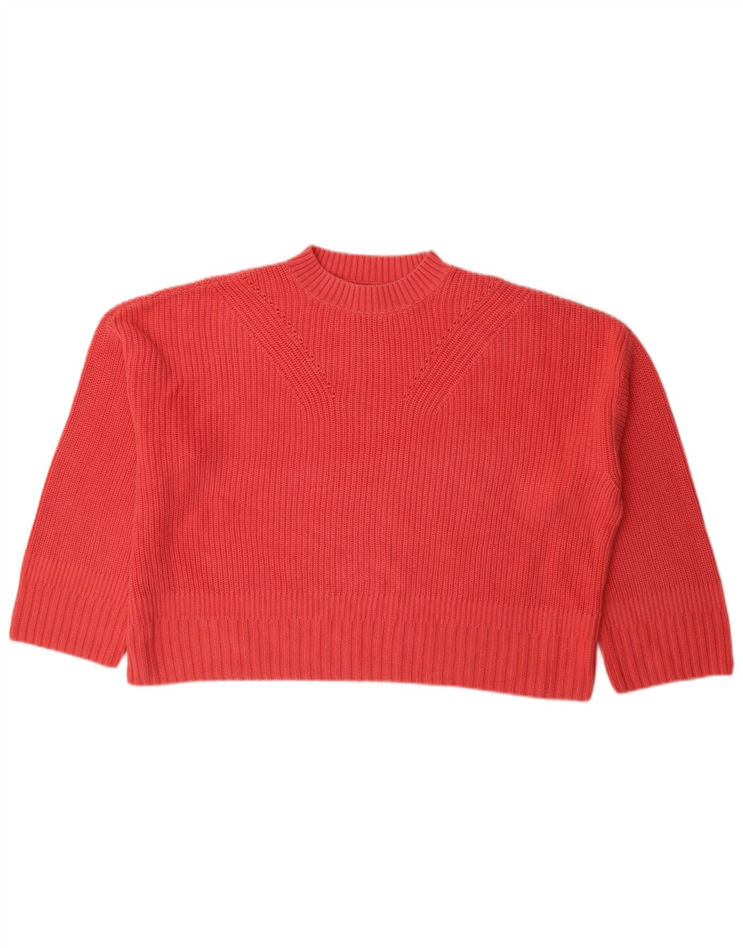 BARBOUR Womens Oversized Crew Neck Jumper Sweater UK 12 Medium Pink