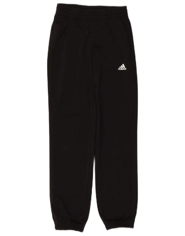 ADIDAS Boys Primegreen Tracksuit Trousers Joggers 9-10 Years  Black