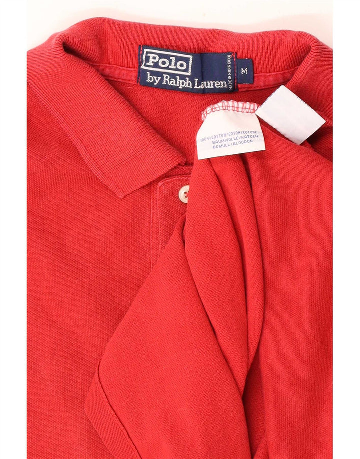 Polo Ralph Lauren Mens Shirt Medium Red Cotton