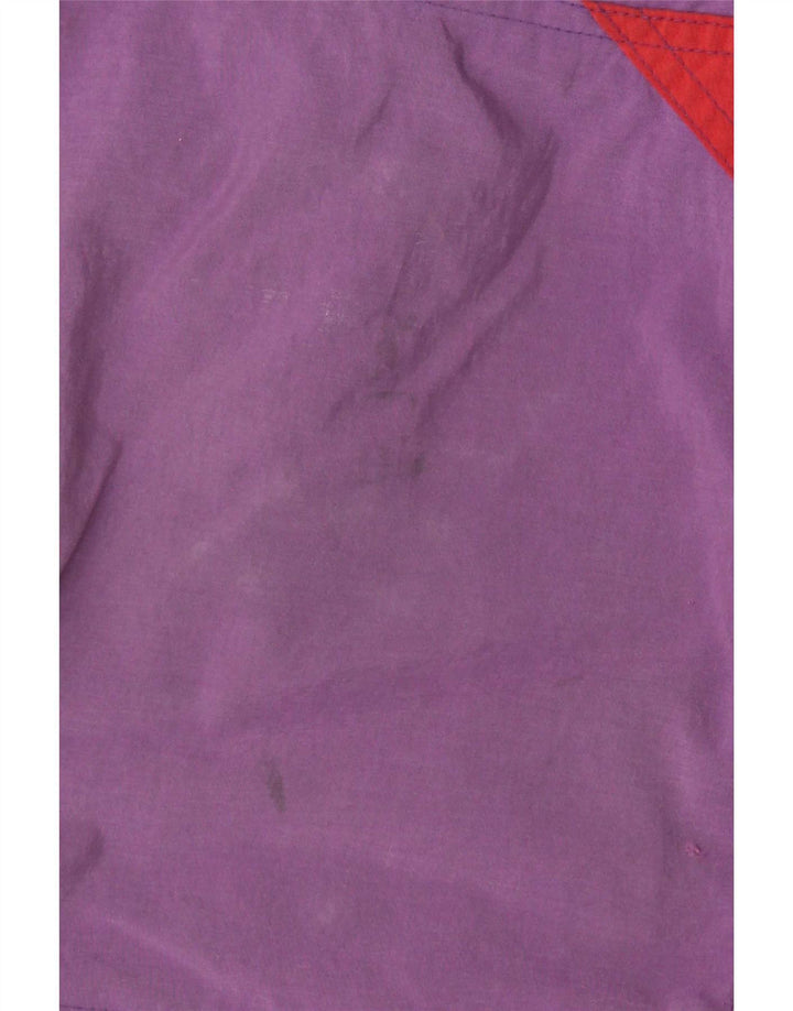 Etirel Mens Pullover Padded Jacket UK 42 XL Purple Colourblock Nylon