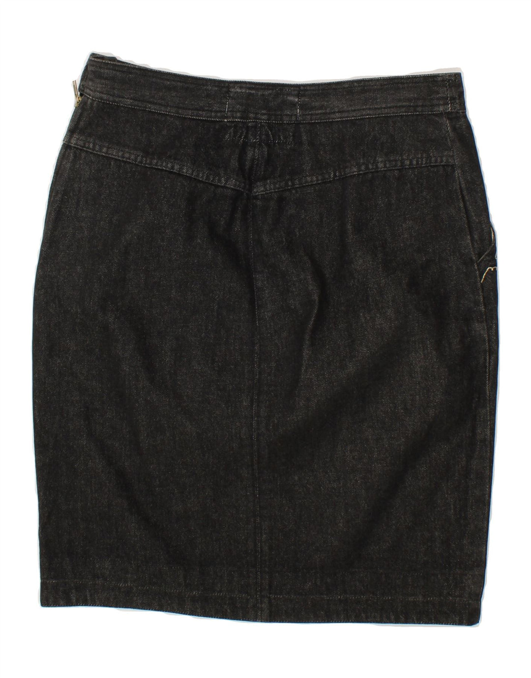 KENZO Womens Denim Skirt IT 42 Medium W32 Black Cotton Vintage Kenzo and Second-Hand Kenzo from Messina Hembry 
