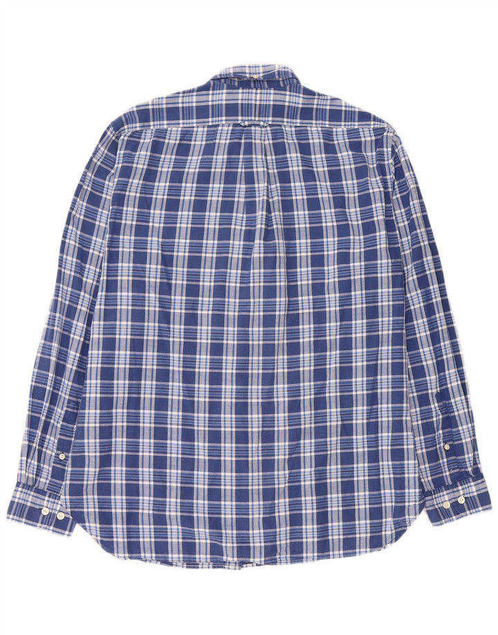 GANT Mens Regular Fit Shirt Medium Blue Check Cotton