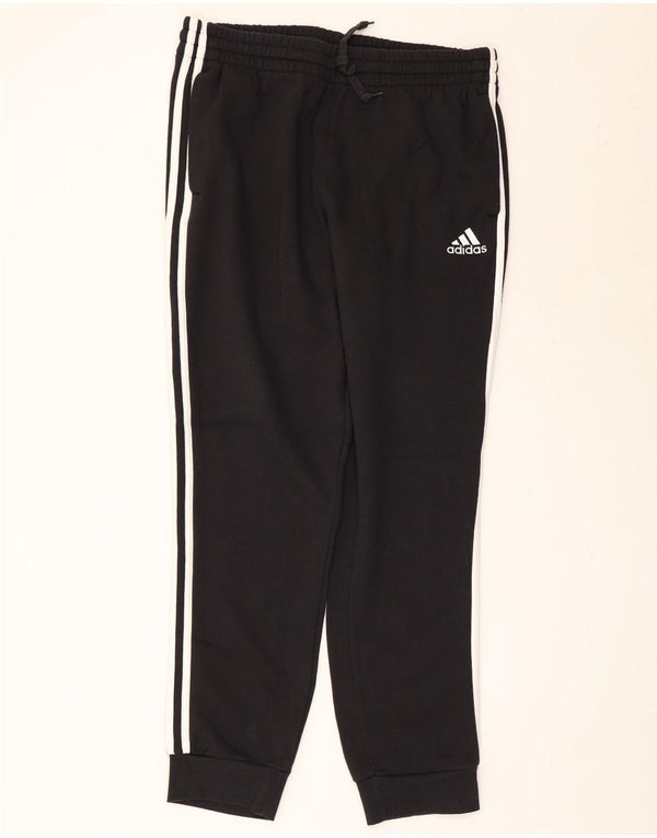 Adidas Mens Tracksuit Trousers Joggers Large  Black Cotton