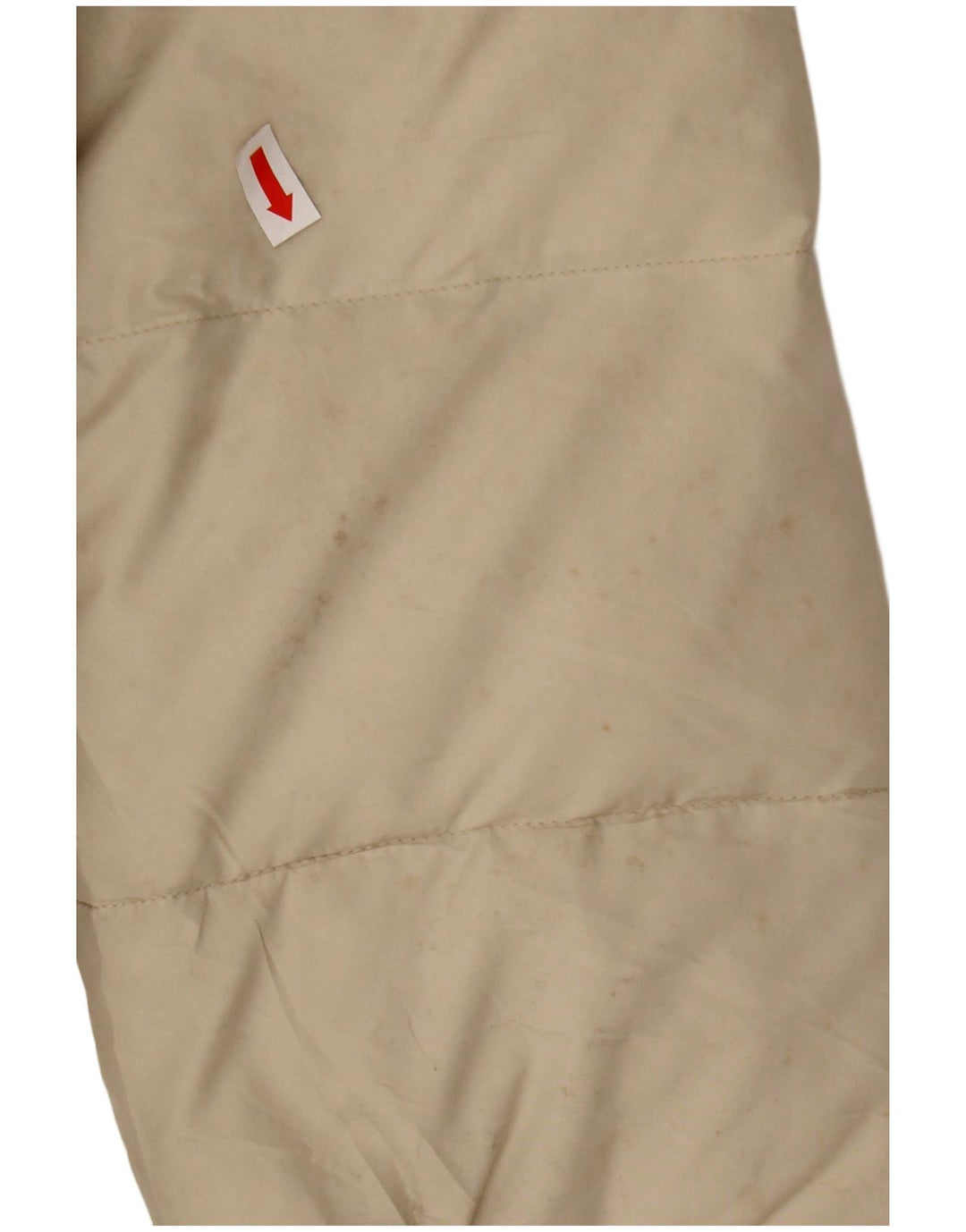 SERGIO TACCHINI Womens Hooded Padded Jacket IT 42 Medium Beige Polyester