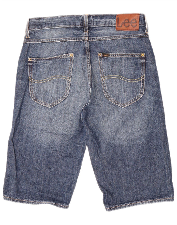Lee Mens Denim Shorts W28 Small Blue Cotton